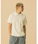 STRIPED KNIT POLO SHIRT
