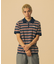 STRIPED KNIT POLO SHIRT