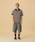 STRIPED KNIT POLO SHIRT