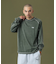 CONTRAST STITCH L/S TEE