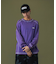 CONTRAST STITCH L/S TEE