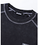 CONTRAST STITCH L/S TEE