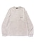CHEMICAL WASH OVERLAP LOGO L/S POCKET TEE