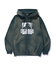 DISCHARGE PRINTED OG ZIP HOODED SWEATSHIRT