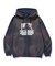 DISCHARGE PRINTED OG ZIP HOODED SWEATSHIRT