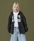 DISCHARGE PRINTED OG ZIP HOODED SWEATSHIRT
