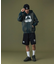 DISCHARGE PRINTED OG ZIP HOODED SWEATSHIRT