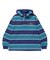 STRIPE HOODED L/S SHIRT
