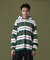 STRIPE HOODED L/S SHIRT