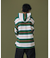 STRIPE HOODED L/S SHIRT