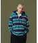 STRIPE HOODED L/S SHIRT