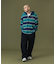 STRIPE HOODED L/S SHIRT