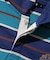 STRIPE HOODED L/S SHIRT