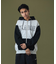 COLOR BLOCK ZIP HOODED SWEATSHIRT