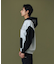 COLOR BLOCK ZIP HOODED SWEATSHIRT