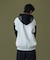 COLOR BLOCK ZIP HOODED SWEATSHIRT