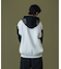 COLOR BLOCK ZIP HOODED SWEATSHIRT