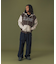 COLOR BLOCK ZIP HOODED SWEATSHIRT
