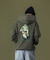 RIDING ZIP HOODED SWEATSHIRT