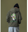 RIDING ZIP HOODED SWEATSHIRT