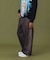 SIDE FADED BAGGY DENIM PANTS