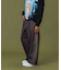 SIDE FADED BAGGY DENIM PANTS