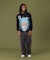 SIDE FADED BAGGY DENIM PANTS