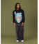 SIDE FADED BAGGY DENIM PANTS