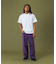 SIDE FADED BAGGY DENIM PANTS