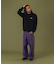SIDE FADED BAGGY DENIM PANTS