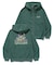 PIGMENTDYE INDY GRAB ZIP HOODED SWEAT SHIRT