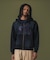 SPRAY PROCESSED ZIP HOODED SWEATSHIRT