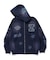 MULTI LOGO ZIP UP HOODED SWEATSHIRT