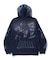 MULTI LOGO ZIP UP HOODED SWEATSHIRT