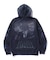 MULTI LOGO ZIP UP HOODED SWEATSHIRT