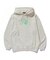 FLUORESCENT EMBROIDERED HOODED SWEATSHIRT