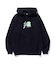 FLUORESCENT EMBROIDERED HOODED SWEATSHIRT