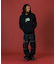 FLUORESCENT EMBROIDERED HOODED SWEATSHIRT