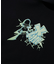 FLUORESCENT EMBROIDERED HOODED SWEATSHIRT