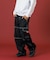DENIM CARGO PANTS