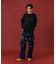 DENIM CARGO PANTS