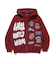 MULTI LOGO ZIP UP HOODED SWEATSHIRT