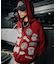 MULTI LOGO ZIP UP HOODED SWEATSHIRT