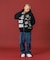 MULTI LOGO ZIP UP HOODED SWEATSHIRT