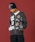 MULTI LOGO ZIP UP HOODED SWEATSHIRT