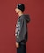 MULTI LOGO ZIP UP HOODED SWEATSHIRT