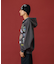 MULTI LOGO ZIP UP HOODED SWEATSHIRT