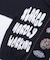 MULTI LOGO ZIP UP HOODED SWEATSHIRT