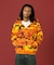 CAMO ZIP UP HOODED SWEATSHIRT