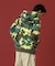 CAMO ZIP UP HOODED SWEATSHIRT